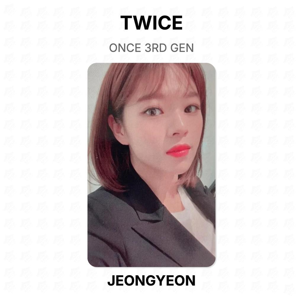 Twice ONCE 3RD GEN Official Photocard