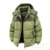 Mens Thick Corduroy Cotton Coat Detachable Hood Winter Warm Casual Loose Fit