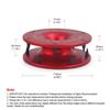 Upgrade High Load Capacity Recovery Ring Set Rope Retention Pulley (RRP) for Use with Synthetic Rope and Soft Shackle