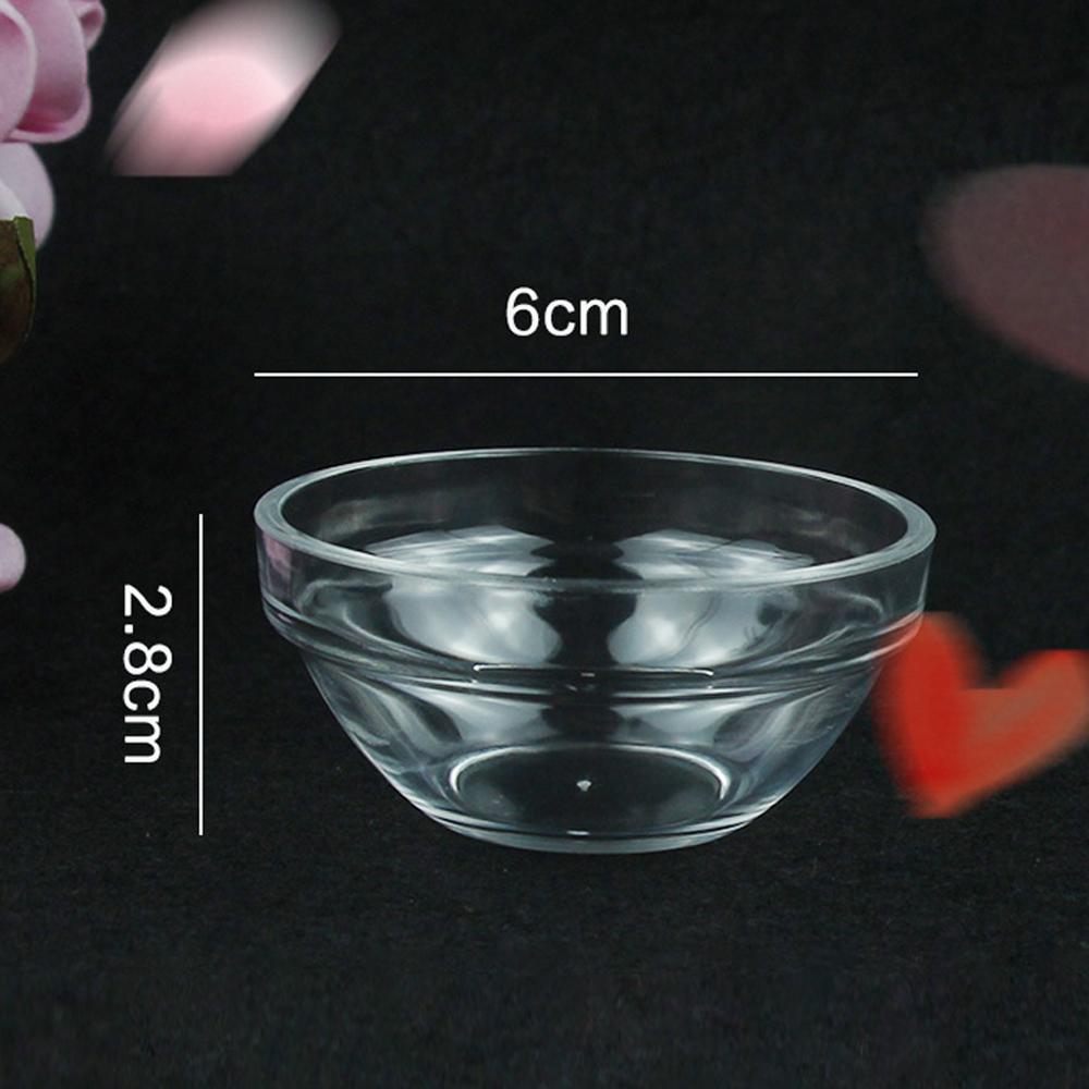 1/3/5pcs Acrylic Face Mask Essential Oil Bowl Transparent Cosmetic Beauty Salon DIY Stirring Bowl Makeup Skin Care Applicator