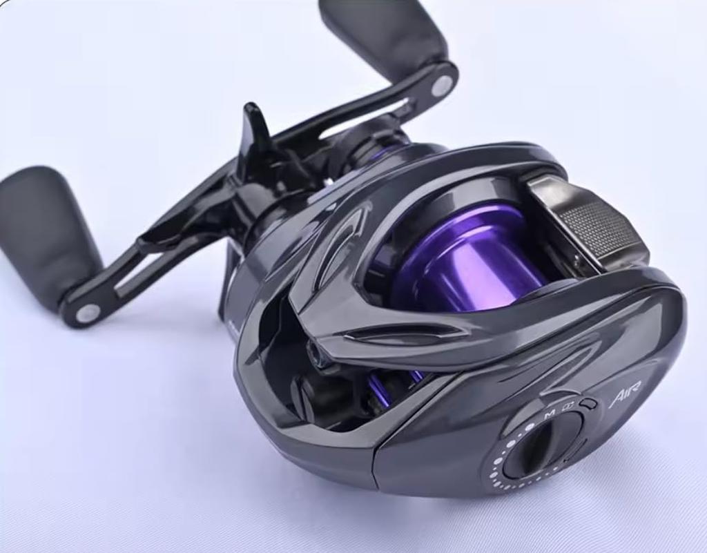 DMK 3-Mode DC Reel, Blue Frost, Cheetar Air, Baitcasting Reel, Chinese-made DC Reel, Electronic Brake, Bait Finesse, BFS (Left-Handed)