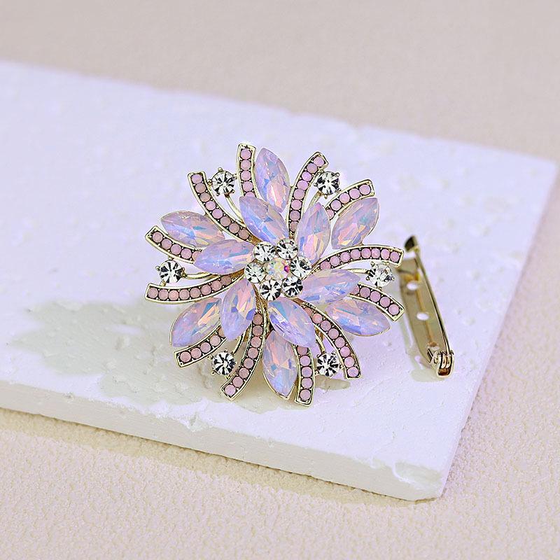 

Универсальная сплавная брошь-зажим для шарфа с инкрустацией бриллиантами – Женский модный аксессуар