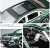 1/24 Legierung Automodell Spielzeug Benz S400L Metalldruckguss Modellfahrzeug Exquisite Handwerkskunst Sound Light Collection Kindergeburtstagsgeschenk