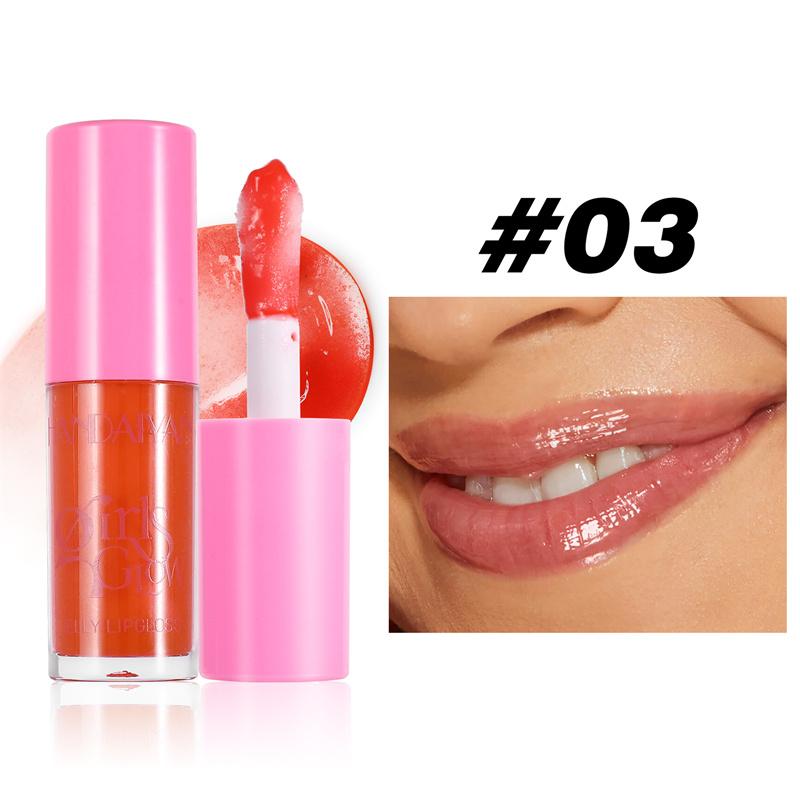 

Жемчужный блеск для губ Увлажняющий блеск для губ Прозрачное масло для губ Увлажняющий и питательный блеск для губ против высыхания и обесцвечивания губ 03#