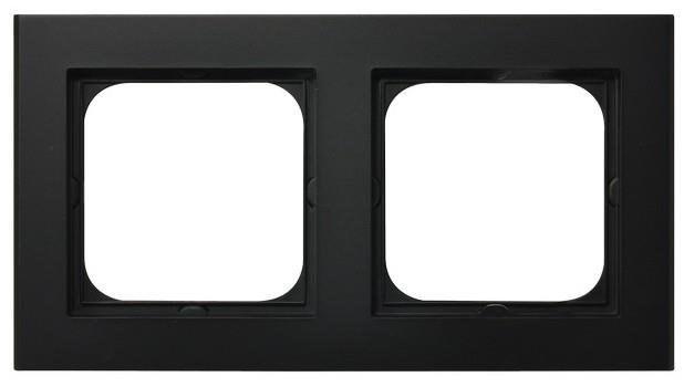 Double frame, matte black SONATA R-2R/33