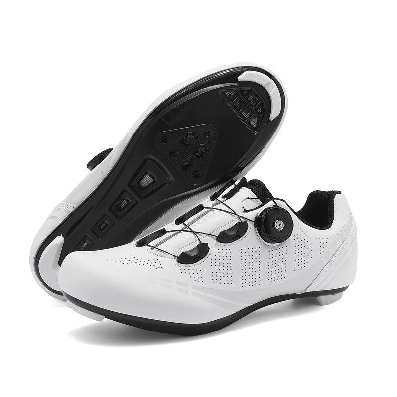 Unisex Road & Mountain Bike Cycling Shoes with Lock-Free Flat Bottom