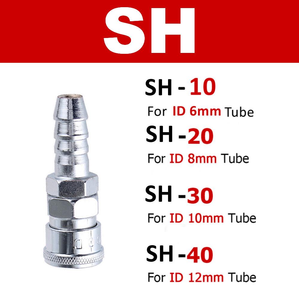 Pneumatic Fitting C Type Hose Quick Connector High Pressure Coupler Plug Socket PP SP PF SF PH SH PM 10 20 30 40 Air Compressor