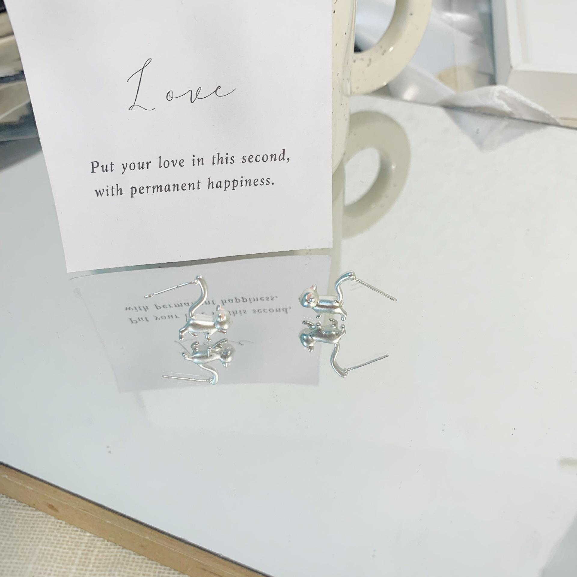 

Серьги Fuxin Silver Cat Star Kitten — милый, креативный, универсальный подарок девушке E0153