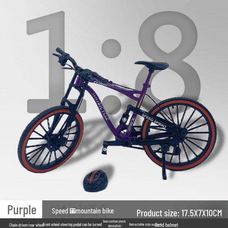 

1:8 Украшение для модели горного велосипеда из сплава - внедорожная игрушка для мальчиков