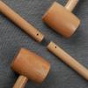 Mini Holzhammer Holzklöppel Mehrzweck DIY Spielzeughammer Handgefertigter Buchenholzhammer Massagehammer Zimmermann Installationswerkzeug