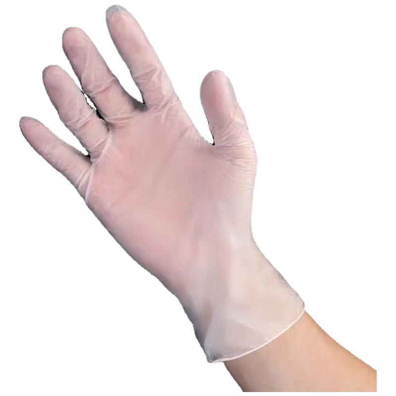 

Transparent Disposable PVC Gloves, 100 Count