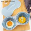 1/2 Cavity Microwave Egg Poacher Silicone Egg Cooker For Boiled Eggs And Poached Eggs Kitchen Cooking Gadgets Poached Egg Cups