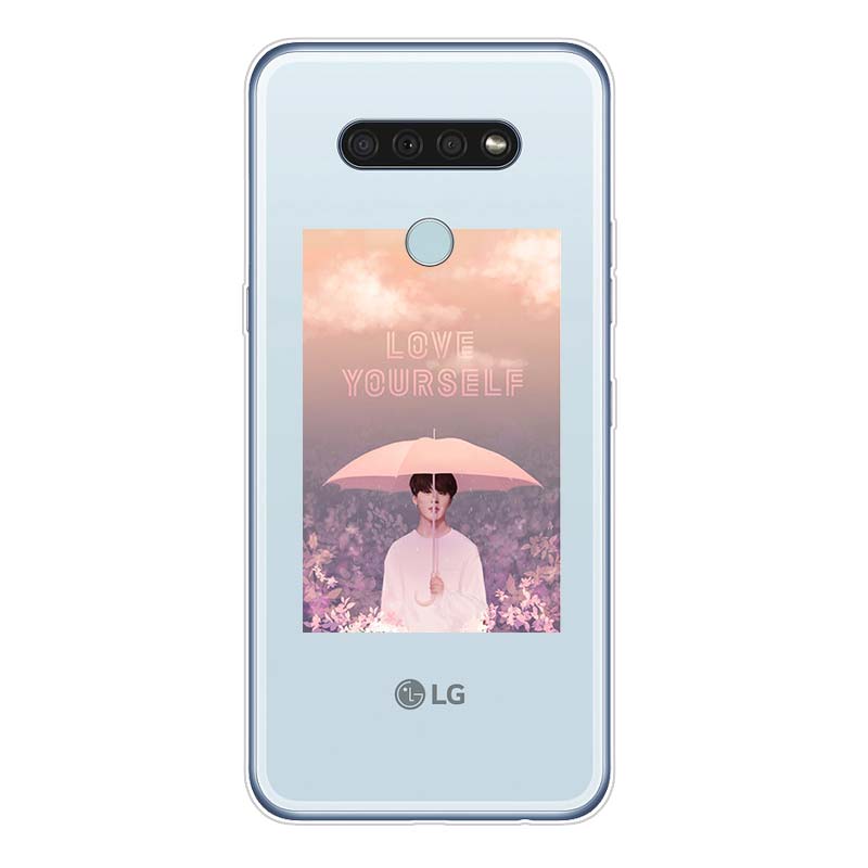 Love Yourself Flower Kpop pentru LG K92 K52 K62 K22 K71 K61 K51S K41S G8 G8S G8X V35 V50 V40 V50S V60 Q60 Husa de telefon