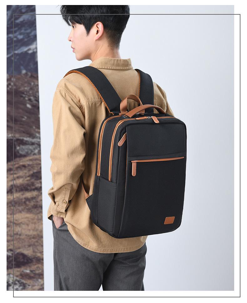 Men's High-Capacity Versatile Backpack for Commuting, Outdoor Leisure, and School.