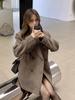 Elegant Reversible Cashmere Coat Women's Autumn Winter Short 2024 New Loose Jackets Korean Chic Woolen Blazer Clothes Streetwear