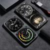 Aircraft Instrument Cockpit Radar Soft Phone Case for Xiaomi Redmi Note 12 13 14 15 Pro Plus 11 12S 11S 11T 10 4G Black Cover Ba