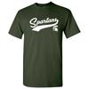 Michigan State Spartans Baseball Jersey Script College T-Shirt - Forest