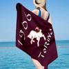 Torino Fc Crest Design Microfiber Beach Towel, Lightweight And Quick-Dry, for Summer Travel, Beach Essential, Swimming Pool