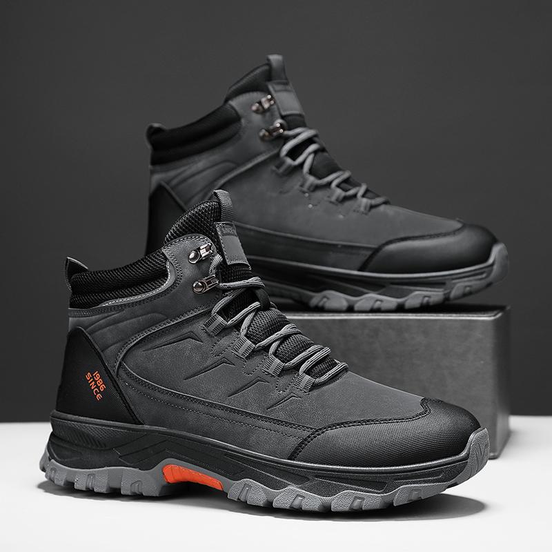 Men'S Hiking Boots Outdoor Breathable Anti Slip Wear-Resistant Leisure Hiking Shoes High-Quality New Designer Sports Sneakers