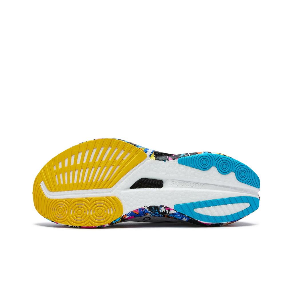 SAUCONY Endorphin Speed 5 Vielseitig Bequem Leicht Reaktionsfreudige Laufschuhe Herren Sneaker Weiß Blau Lila S21007-209