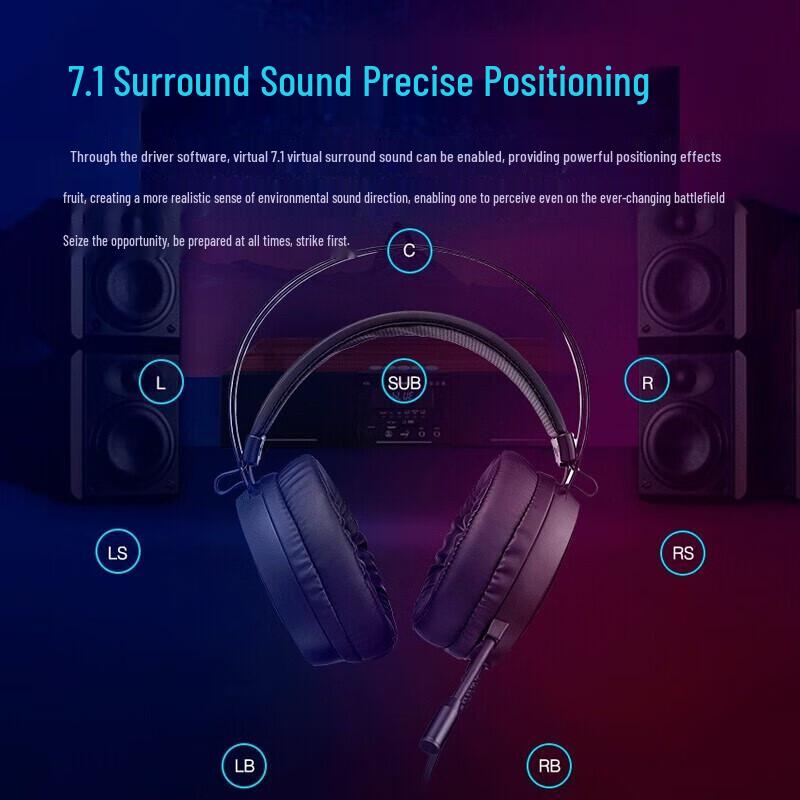 Rapoo VH310 RGB Virtual 7.1 Gaming Headset