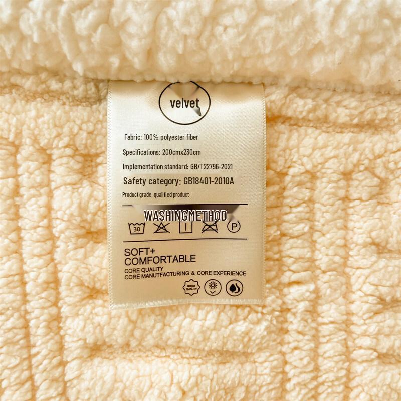 OEING Sherpa Fleece Blanket