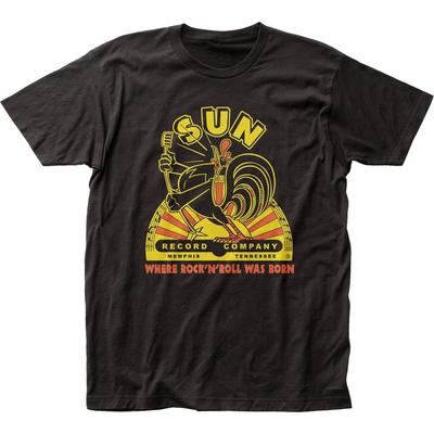 Sun Records Singing Mens T Shirt Music Classic Concert Rock Band Tee New Black Unisex T-Shirt