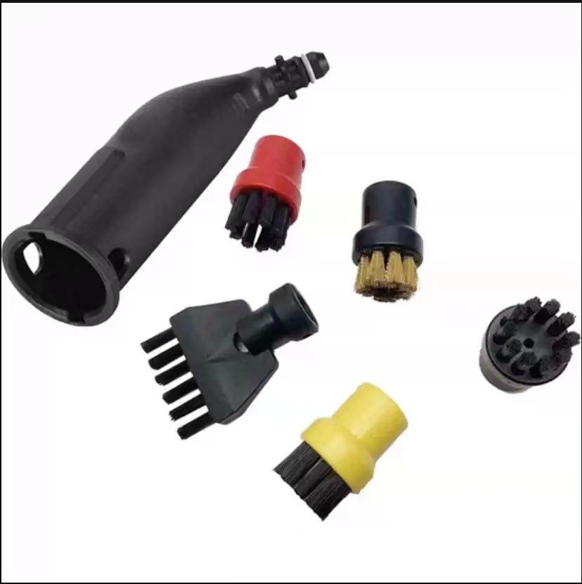 Kärcher SC Series Steam Accessories Set: Includes Small Round Brush, Copper Brush, Floor Nozzle
