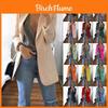 Stylish Women's Blazer Slim Fit Work Ol Jacket Long Sleeve Plus Size Coat For Office Wear
