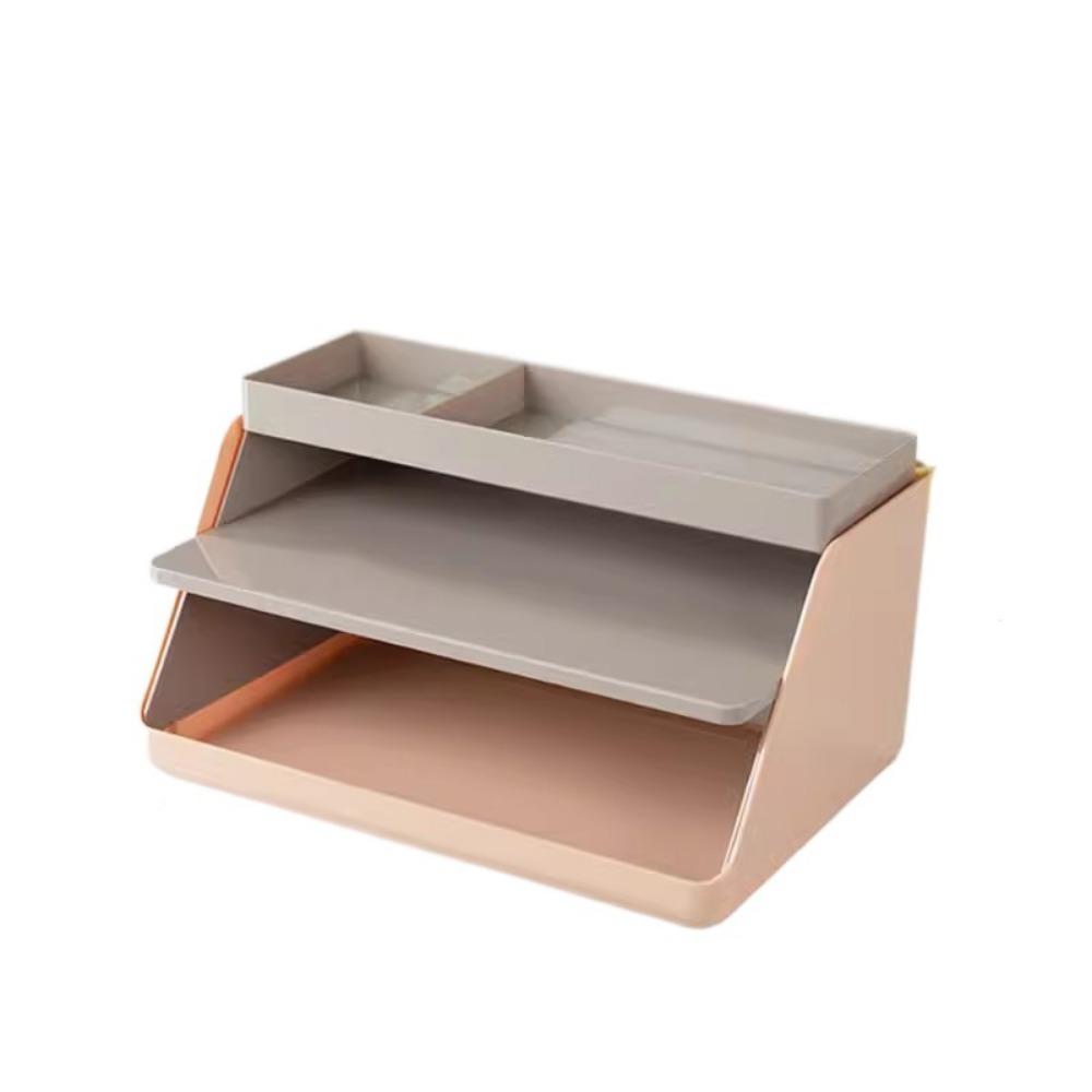 Space Saving File Paper Holder Large Capacity Desktop File Holders Book Storage Rack  School