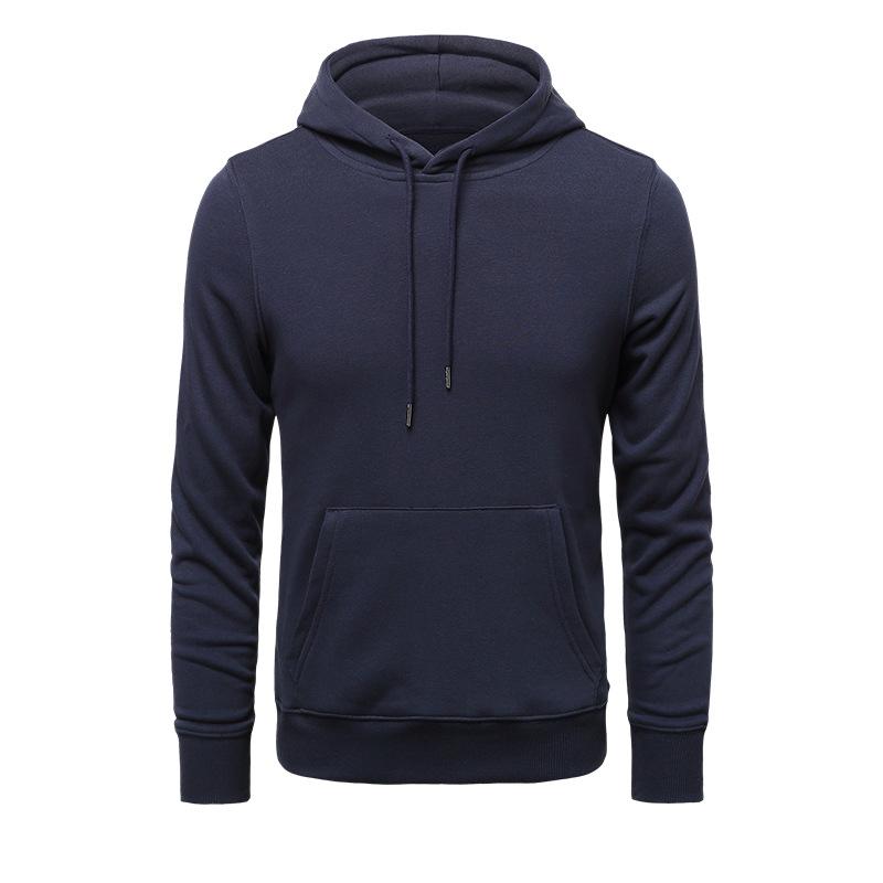 Solid Color Men Hoodies Mens Sweatshirt Fashion Streetwear Casual Men's Loose Breathable Pullovers