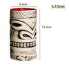 60 Types Ceramic Hawaii Tiki Mugs Creative Cocktail Glasses Beer Glass Martini Glasses Wine Glass Funny Cup Gift for Men