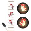 Garden Light Blow Light Ladder Santa L 3P Width 34cm X Height Illumination Outdoor Indirect Lighting Waterproof Creates a Fun Mood Resin