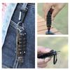 Portable Multifunctional Screwdrivers Set with Emergency Light Detachable Bits Opener Mini Spanner Kit  Key Chain Accessories