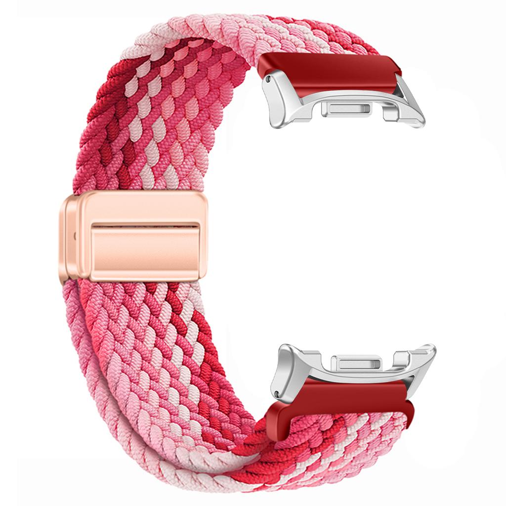 Braided Nylon Band for Samsung Galaxy Watch 8/8 Classic 46mm Magnetic Buckle for Galaxy Ultra 2025/7 47mm Colorful Sport Strap