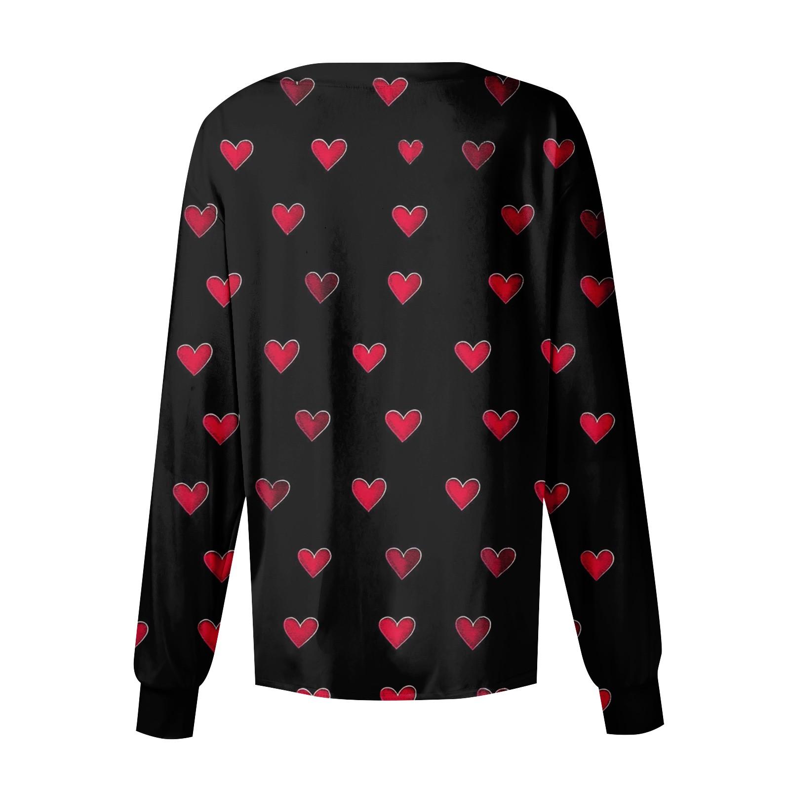 Женский повседневный однобортный однобортный кардиган с длинным рукавом и принтом — фото 3