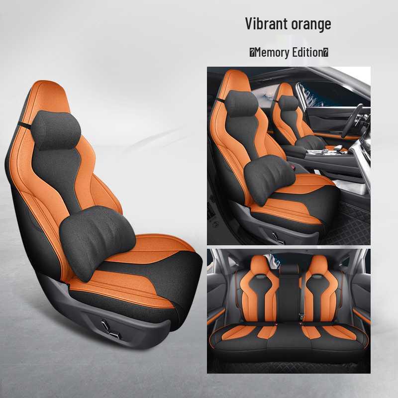 All-Season Breathable Linen Seat Covers for Changan Uni-V 2023-2025, Full Coverage Cushions
