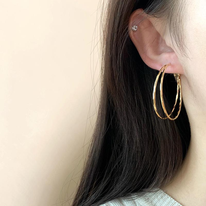 Brincos de Pressão Minimalistas Chiques para Orelhas Não Perfuradas, Estilo Europeu-Americano, Design Único, Acessório de Moda Versátil