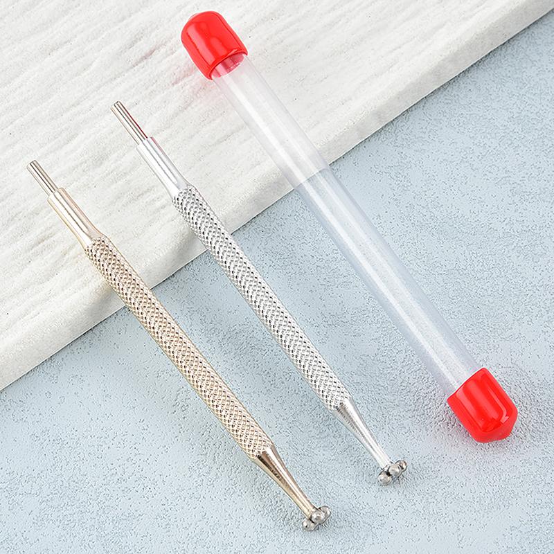 1/2 Pcs Professional Double-Headed Nail Art Magnetic Pen High-Precision Mini Iron Beads Magnet Dotting Pen Manicure Tool