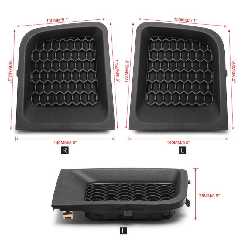 Car Front Bumper Lower Wind Net Grille Middle Net Grille Bezel Cover Compatible For Renegade 15-17 5XB62LXHAA 5XB63LXHAA