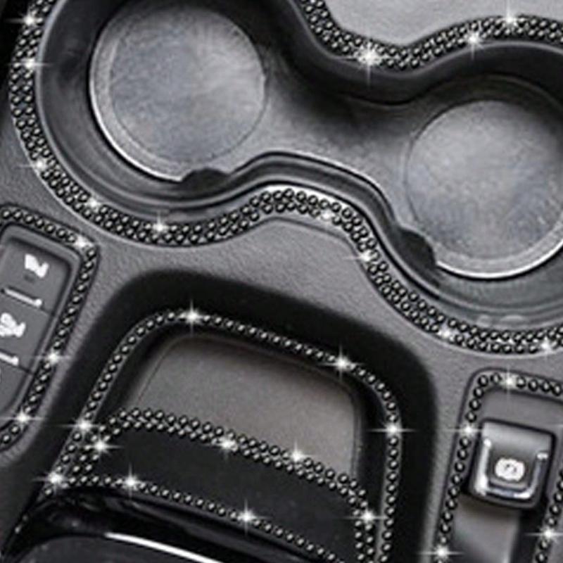 1pc Car Diamond Inlaid Decorative Strip, DIY, Gift For Women