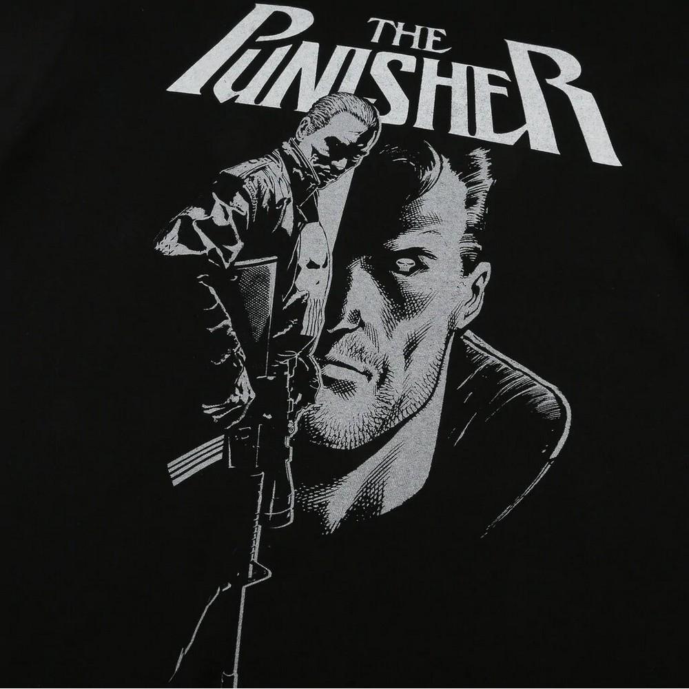The Punisher Męska koszulka karabinowa z długim rękawem