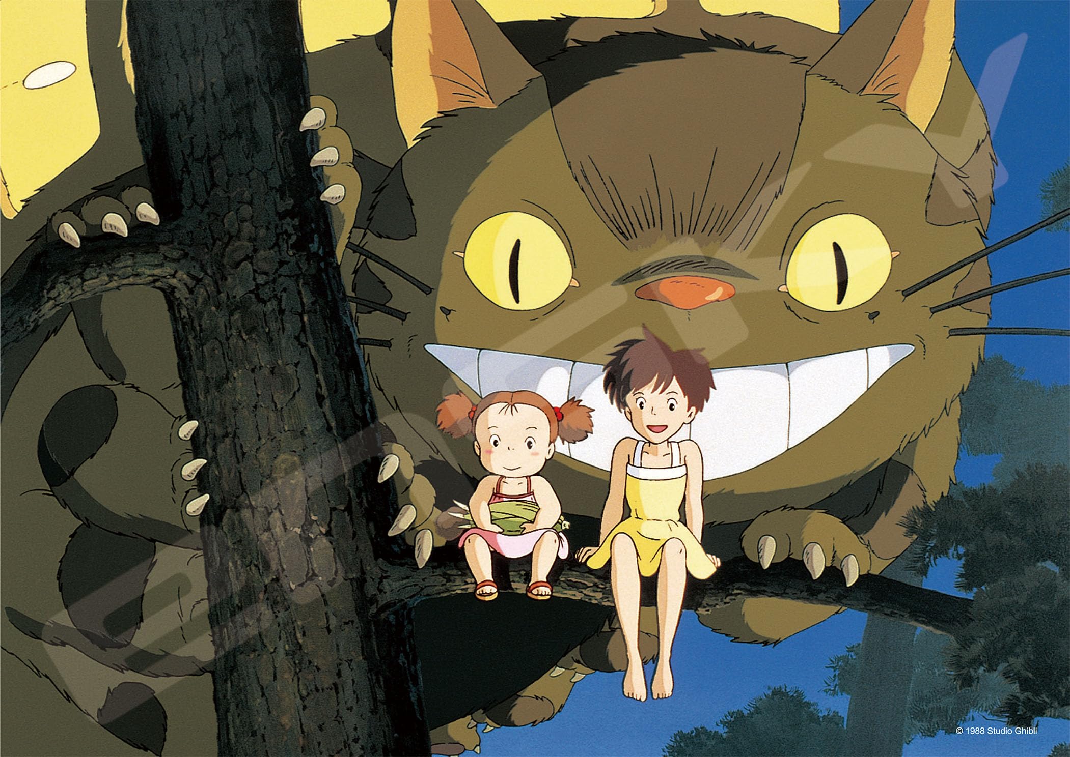 

My Neighbor Totoro Catbus with Satsuki and Mei 108-piece Jigsaw Puzzle (108-620)