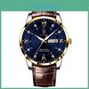Ultra-thin Quartz Men's Watch Waterproof Night Light Double Calendar Live Broadcast Explosive Model