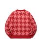 NICEGHOSTCLUB Houndstooth Devil Rose Knit_Pink(Ng2Ffuk600A)