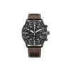 Ecology Drive Collection Light Powered Quartz Movement Cow Leather Strap Watch Men's Watches CA0695-17E