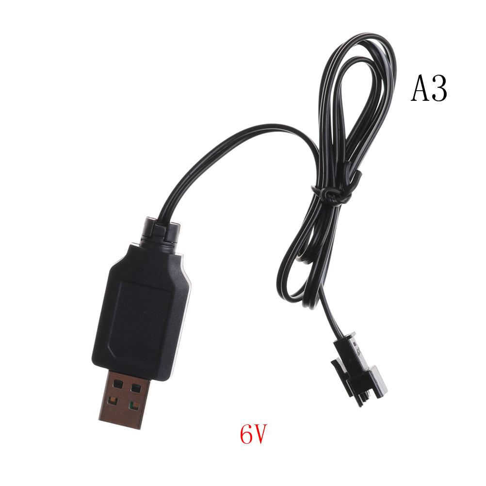 3.6V 4.8V 6V 7.2V Black USB Charger Adapter Cable Universal For Sky Viper Drone Helicopter