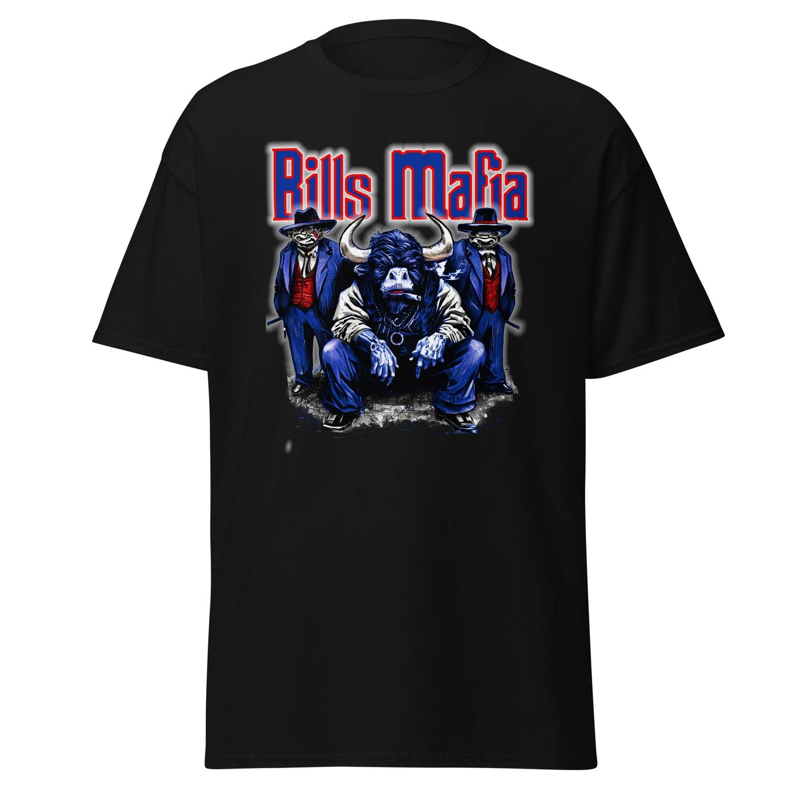 bills mafia gangster boss tshirt L