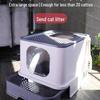 "Extra Large Enclosed Cat Litter Box with Drawer and Splash-Proof Design"