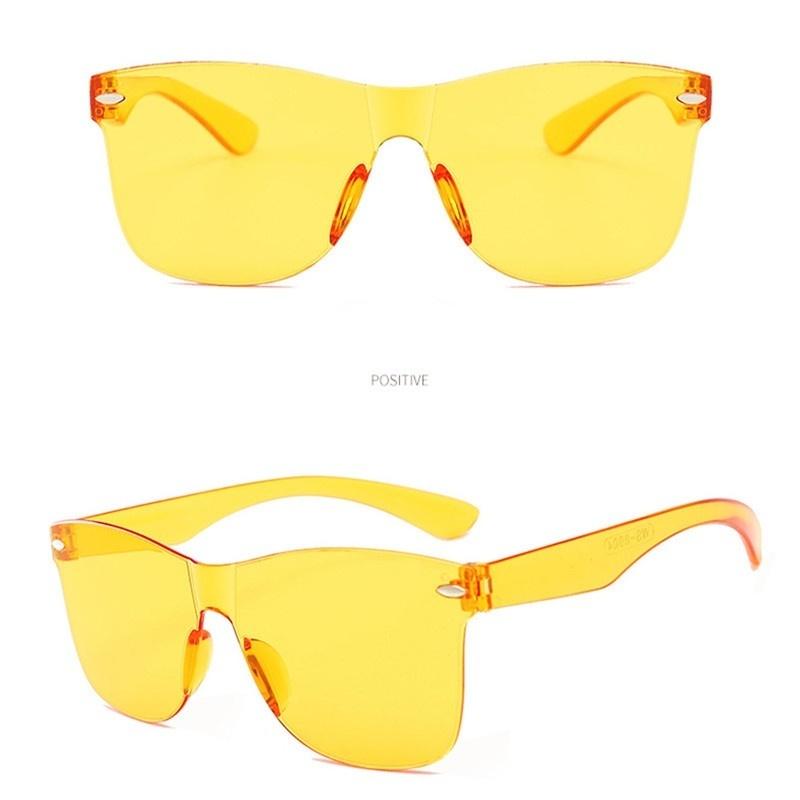 Nové módní dámské brýle Candy Colors UV400 oversized 24barevné brýle